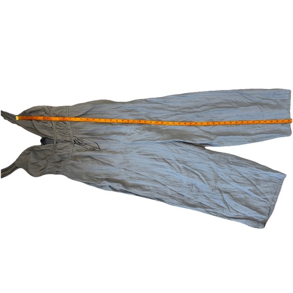 Lulus On The Dock Light Blue Wide Leg Jumpsuit Women's Sz Small Babydoll - Picture 7 of 8